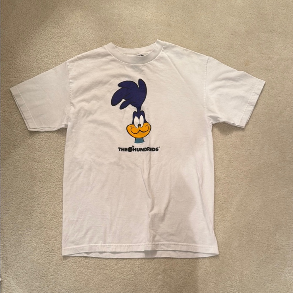 The Hundreds X Acme Looney Tunes Mens White Tee With Road Runner
